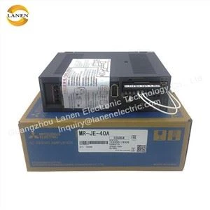 MR-JE-40A Mitsubishi 0,4KW servo motorji ojačevalnik krmiljenja gibanja 3PH AC 220V 2,6A