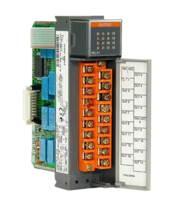 Allen-Bradley 1746-OB16 SLC 500 16-kanalni 24V DC izhodni modul (izvor toka)
